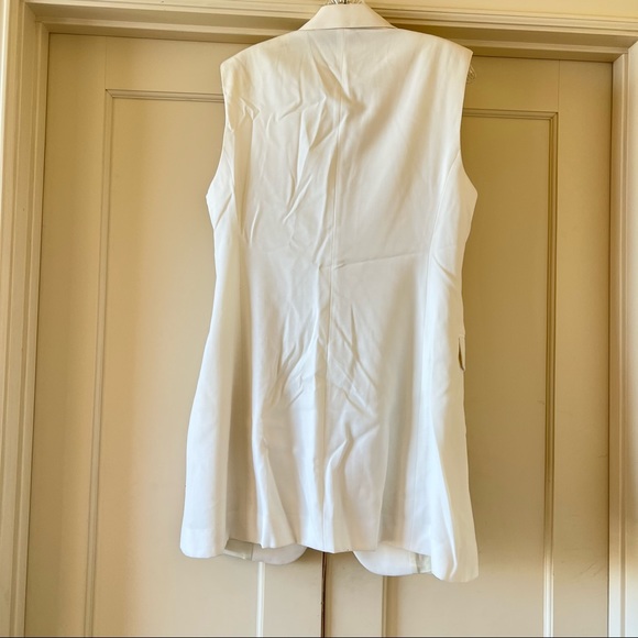 Stella McCartney Becka Single-Breasted Jacket Vest, Off White, Size 12 - Picture 10 of 16